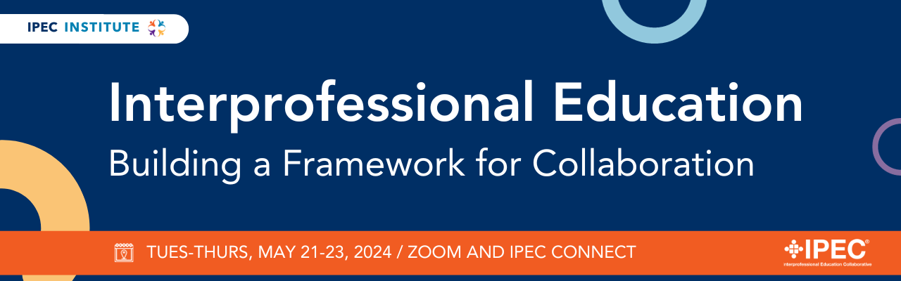 Event header for May 2024 IPEC Institute